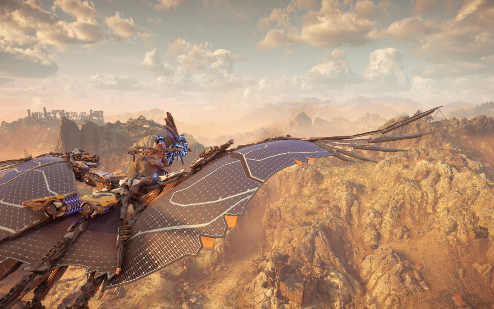 【地平线 西之绝境】飞行坐骑解锁 乱飞 爽到